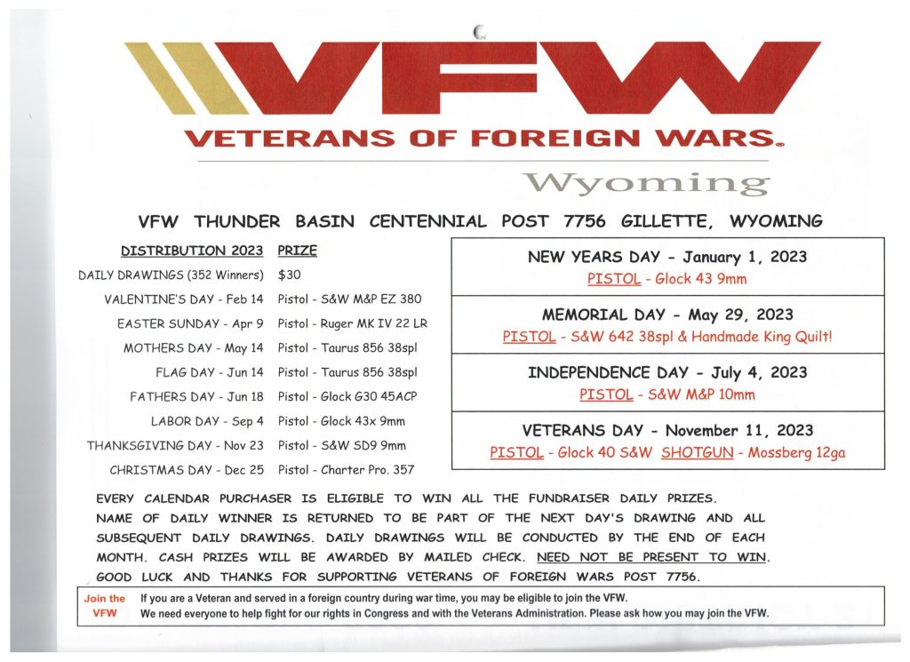 Vfw 2024 Calendar Of Events Malva Corilla